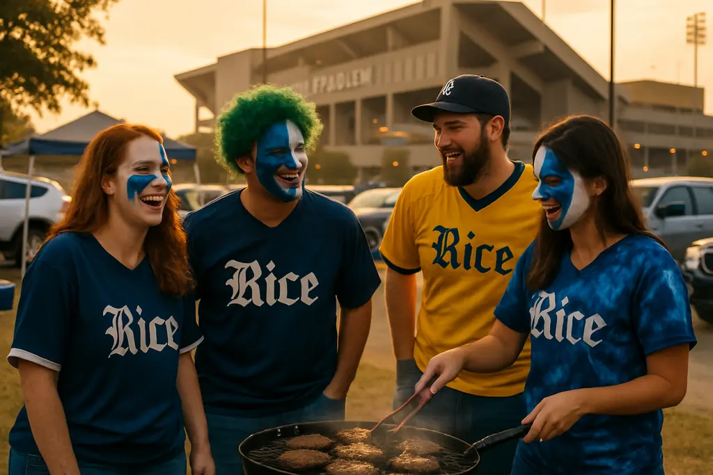 First Community Stadium at Rice before a college football game